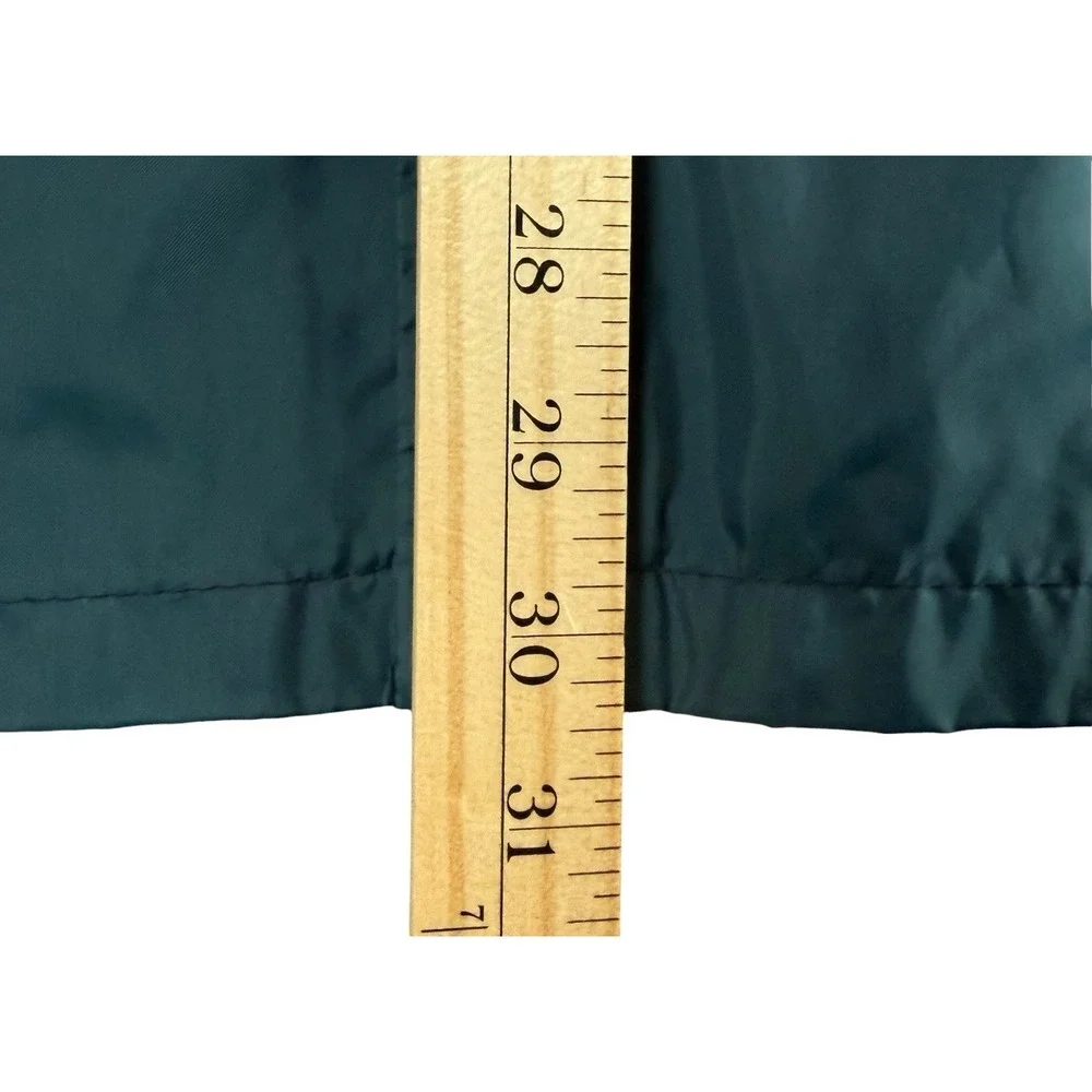 SPORTSMASTER Vintage USNA Windbreaker Mens M Teal Coach Jacket Made USA 30in